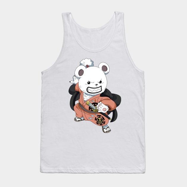 Chibi Bepo In Samurai Wano Outfit Tank Top by AnimeTee